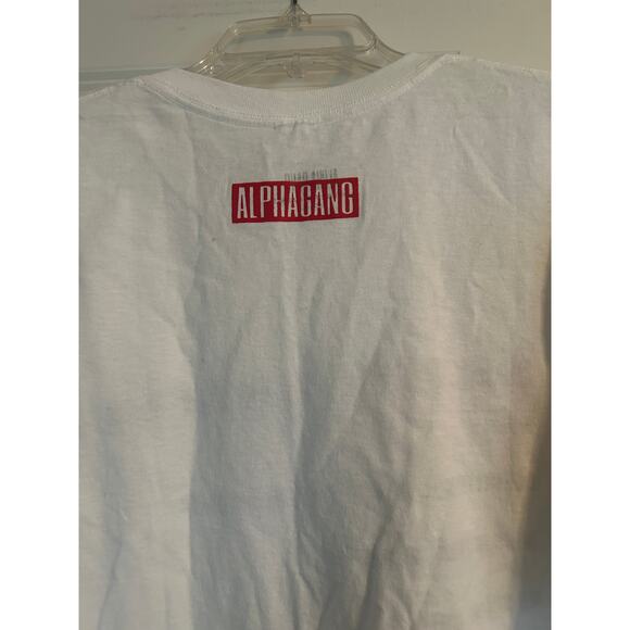 GUC Alpha Gang Silent Grafter Short Sleeve White Tee Shirt Size Large - Picture 4 of 7